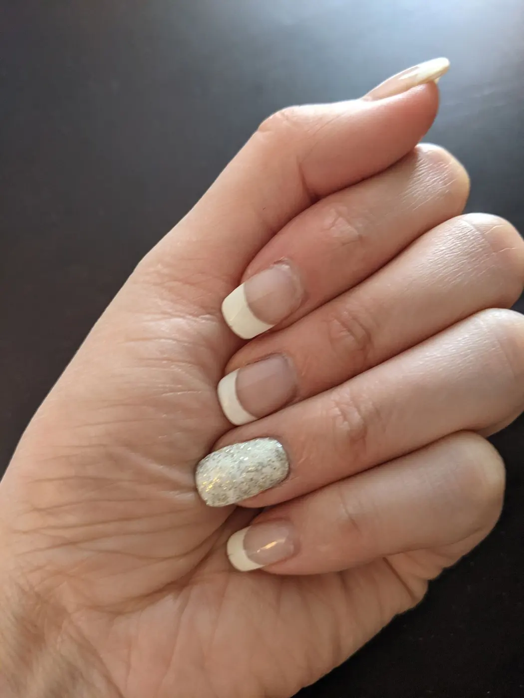 Freshly manicured nails